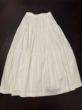 Staud Sea Poplin Maxi Skirt